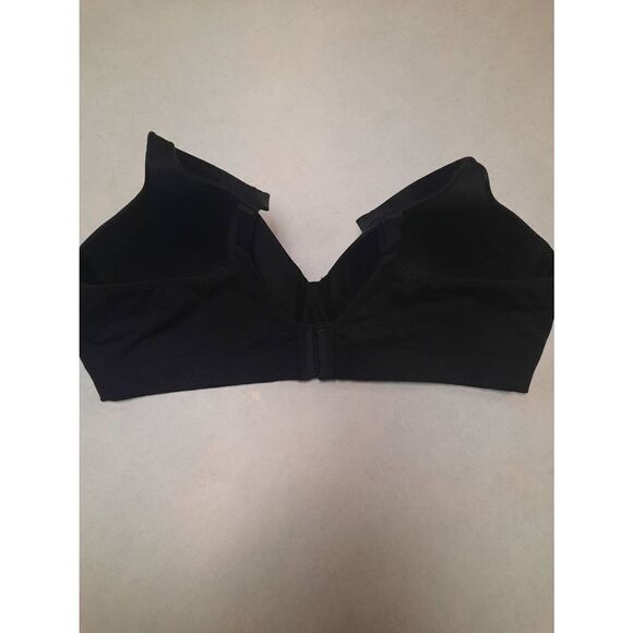 Vanity Fair Beyond Comfort Full Figure Wireless Bra 42 C Black - Picture 2 of 3